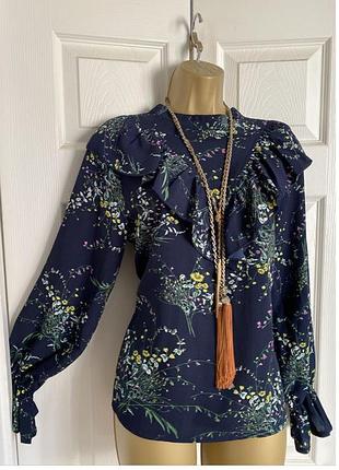 Блуза в цветы boohoo