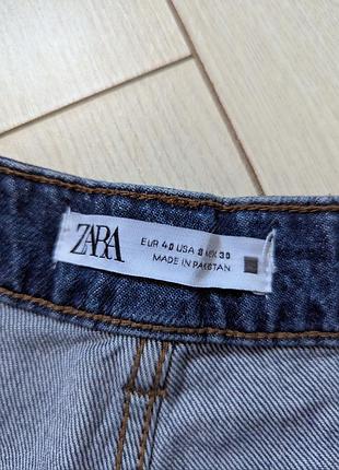 Джинсовые шорты zara 7