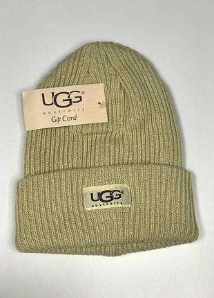 Стильні шапки хомуты ugg в двох кольорах