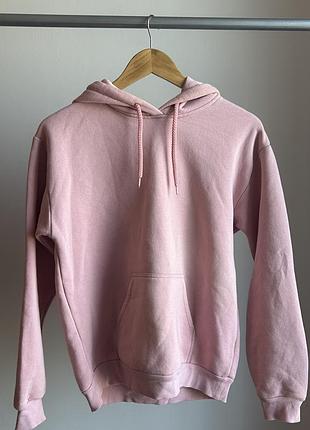 Худі жіноче ніжно рожеве оверсайз