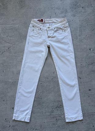 Жіночі штани білі скіні джинси marithé françois girbaud розмір 26