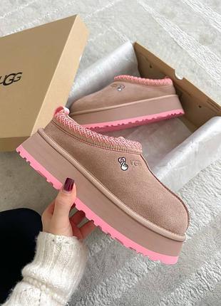 Уггі ugg tasman platform love grey