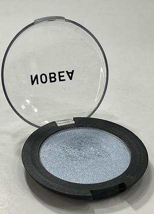 Блестящие моно-тени для век nobea day-to-day y2k frosty етло-голубые