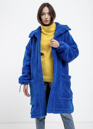 Яскрава еко шубка від calvin klein, оригінал, розмір s