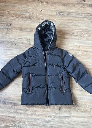 Куртка moncler чорна