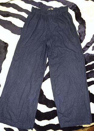 Дуже гарні легенькі широкі штани льон віскоза primark 10/12