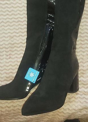 Сапоги на підборах утеплені