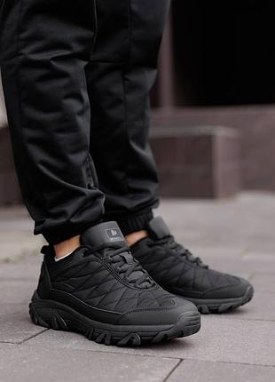 Кроссовки мужские демисезонные термо merrell ice cap moc ii black осенние мерелл водоотталкивающие черные 41 - 46