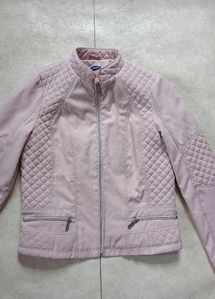 Брендовая замшевая куртка пиджак жакет charles vogele, 12 размер.