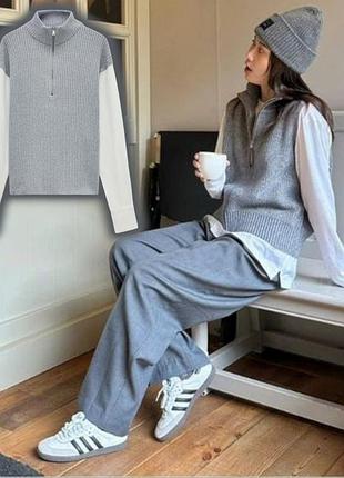 Комбінований реглан лонгслів zara m-l, l-xl