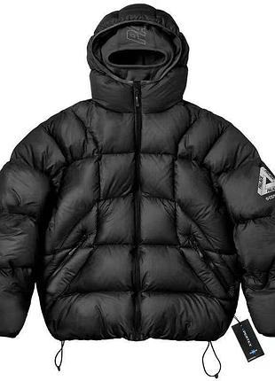 Palace puffer jacket black куртка пуховик пелес чорна