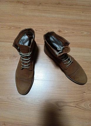 Ботинки   на шнурках mark o polo p.40 нубук