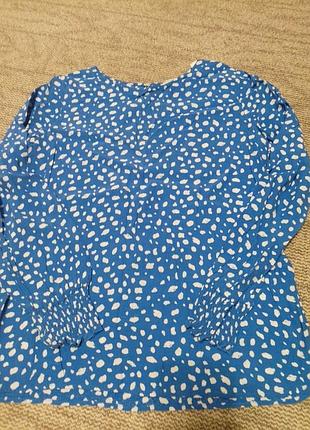 Блузка синяя женская