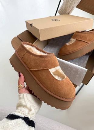 Уггі ugg натуральні bea mary jane chestnut