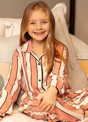 Пижамный комплект из джерси с принтом в полоску bonnie 7206