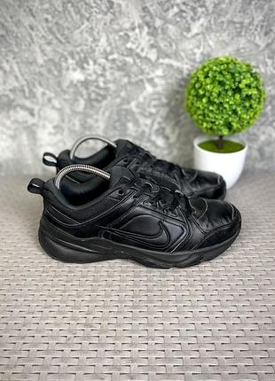 Nike defy all day кроссовки 43 размер кожаные спортивные черные