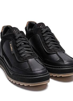 Зимові шкіряні чоловічі черевики