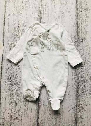 Крутой человечек боди с царапками disney 0-1мес
