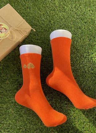 Носки palm angels bear orange