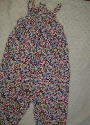 Легкий ромпер с бабочками, очень красивый