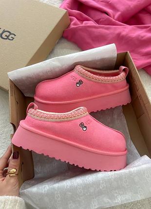 Уггі ugg tasman platform love pink