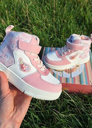 Дитячі демісезонні хайтопи черевички хамелеон tom.m