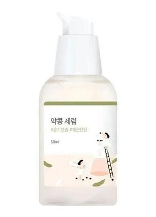 Поживна сироватка з екстрактом чорних соєвих бобів round lab soybean serum 50ml