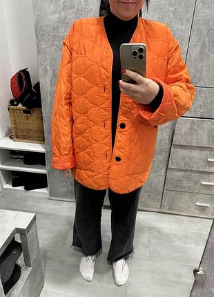 Куртка яркая оверсайз work wear