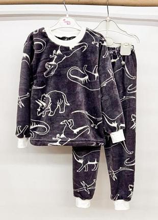 Піжама тепла махрова дитяча для дівчинки 5