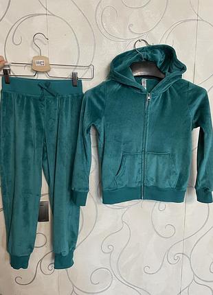 Велюровий костюм jezebel для дівчинки 7/8 років