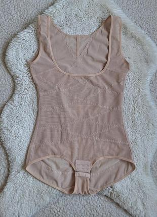 Коригуюча білизна, боді з утяжкою з подвійною сітки