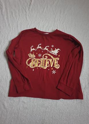 Пижамная новогодняя кофточка