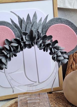 Обруч мишка, вушка мишки, мишеня, костюм мишки