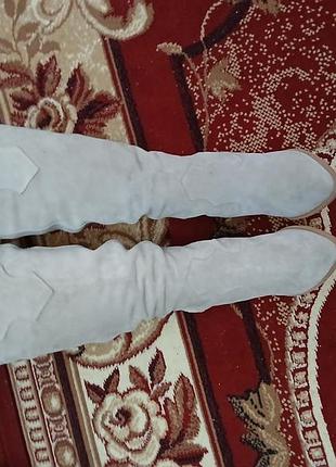 Обувь, новое состояние, замш высокие казаки, новые