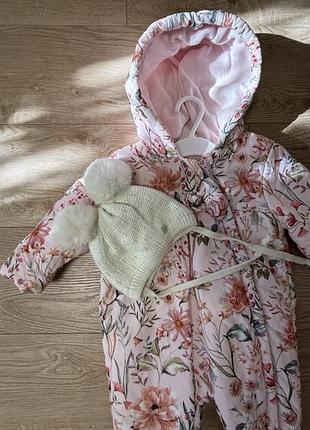 Комбинезон на флисе 9-12 месяцев next