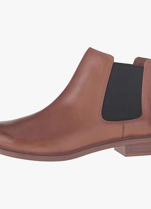 Сапожки челси clarks taylor shine, размер 38, новые
