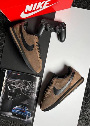💎чоловічі кросівки   nike cortez m brown black