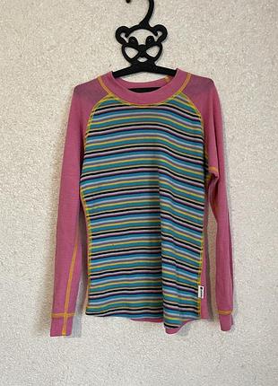 Яскрава дівчача вовняна термо кофта janus  140