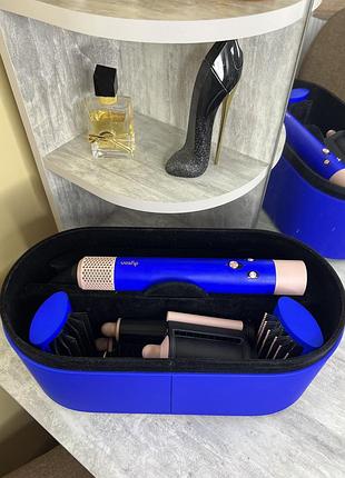 Оригінальний стайлер для довгого волосся dyson complete long blue/blush