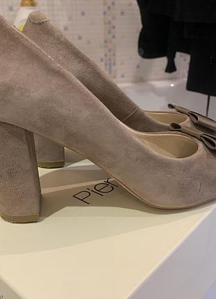 Туфли замшевые