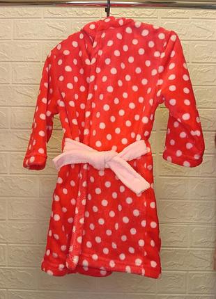 Теплый халатик disney на девочку