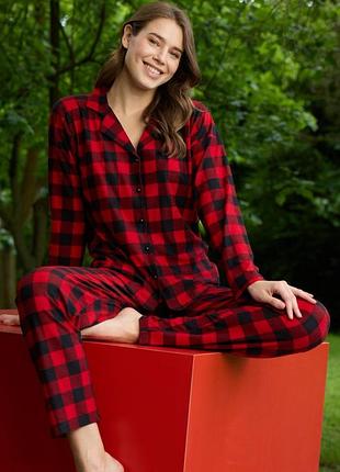 Жіноча тепла піжама з мікробайки