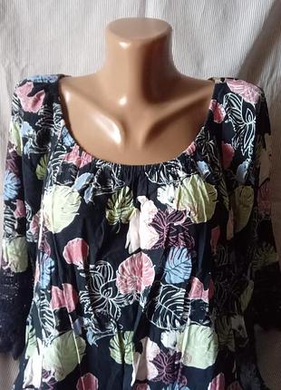 Блуза  подовжена а-силует супермегабатал