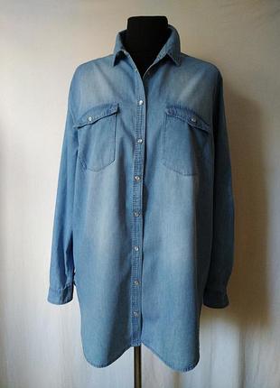 Джинсова сорочка 100% котон