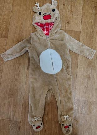 Теплый флисовый человечек