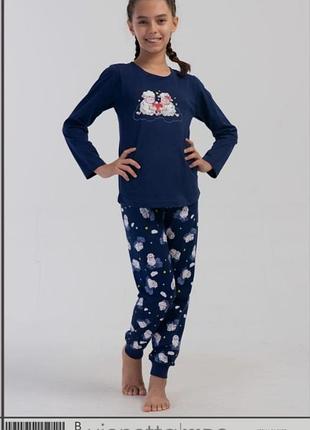 Трикотажные пижама для девочек