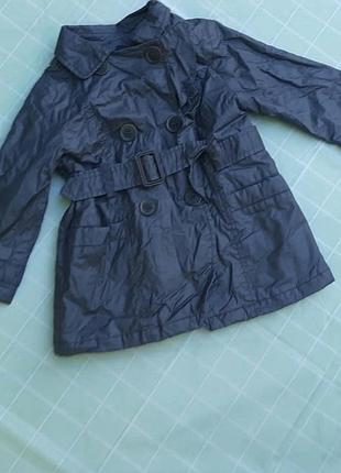 Дождевик  zara baby 86cм 18-24 мес серая