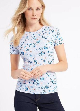 Футболка из 100% хлопка от британского бренда marks &amp; spencer размер 12