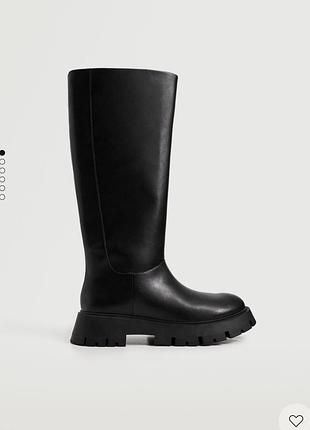 Високі чоботи mango