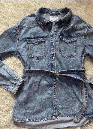Джинсова курточка рубашка розмір м